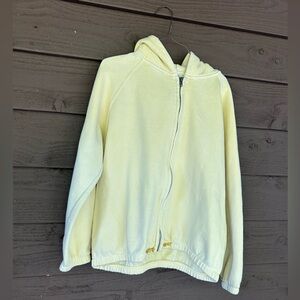 ZARA kids yellow zip up hoodie
